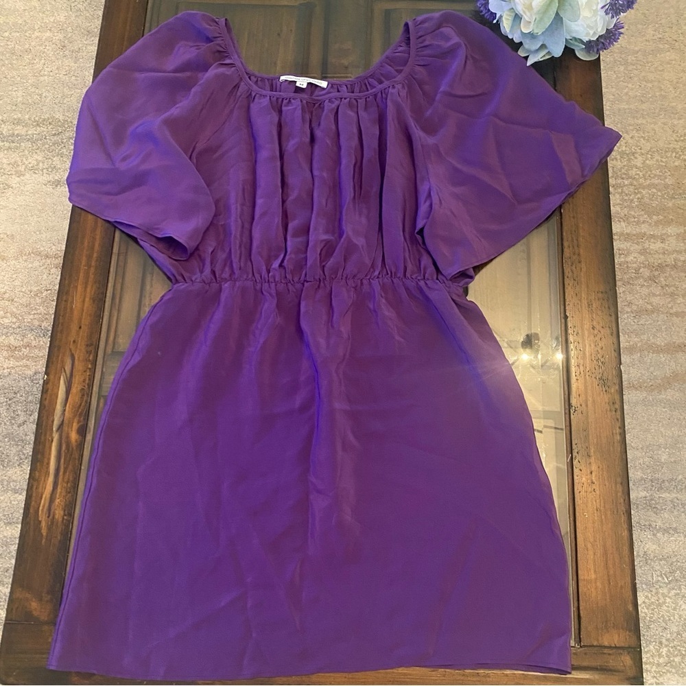 Amanda Uprichard Purple Silk Blouse/Dress